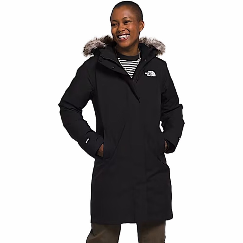 The North Face Women's Black Ski Jacket with Fur Hood